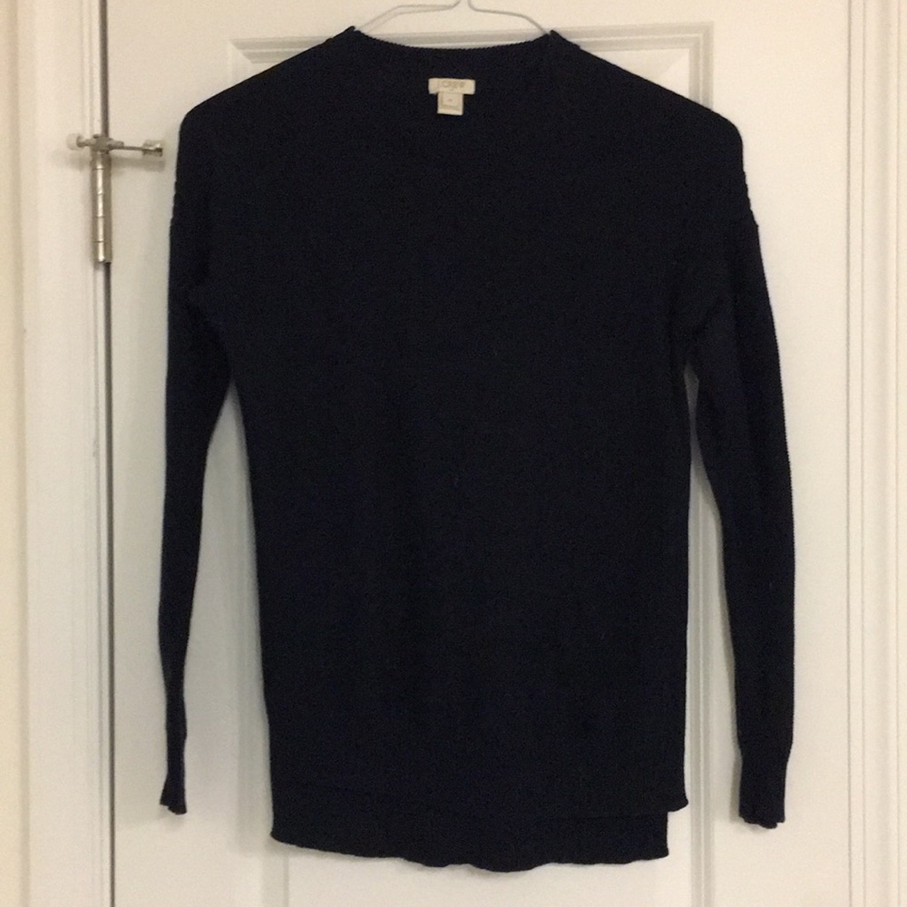 J. Crew navy blue sweater
